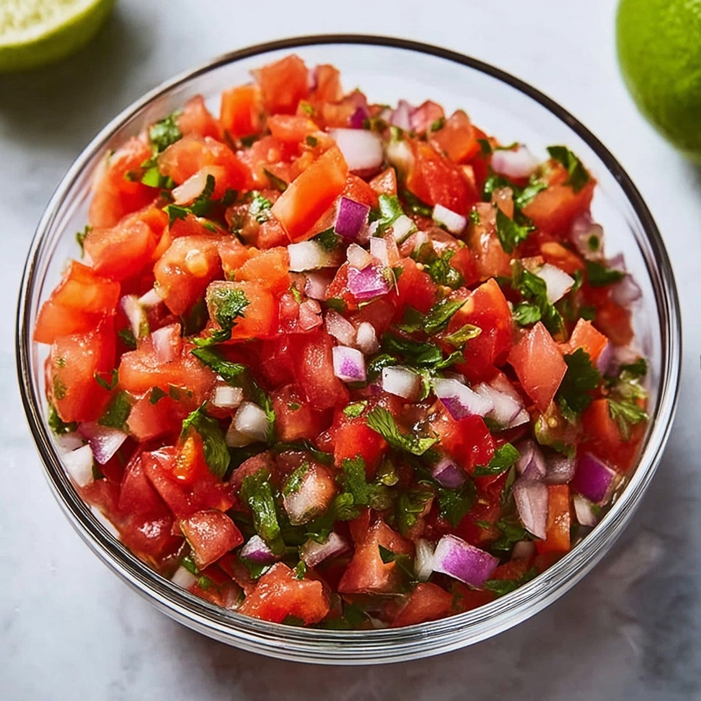 Fresh Homemade Pico de Gallo Recipe - Recipe Image