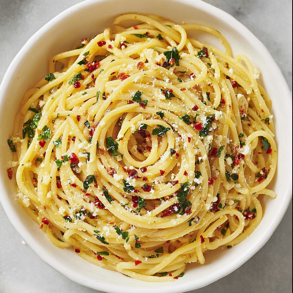 Lemon Garlic Butter Pasta Recipe - Recipe Image