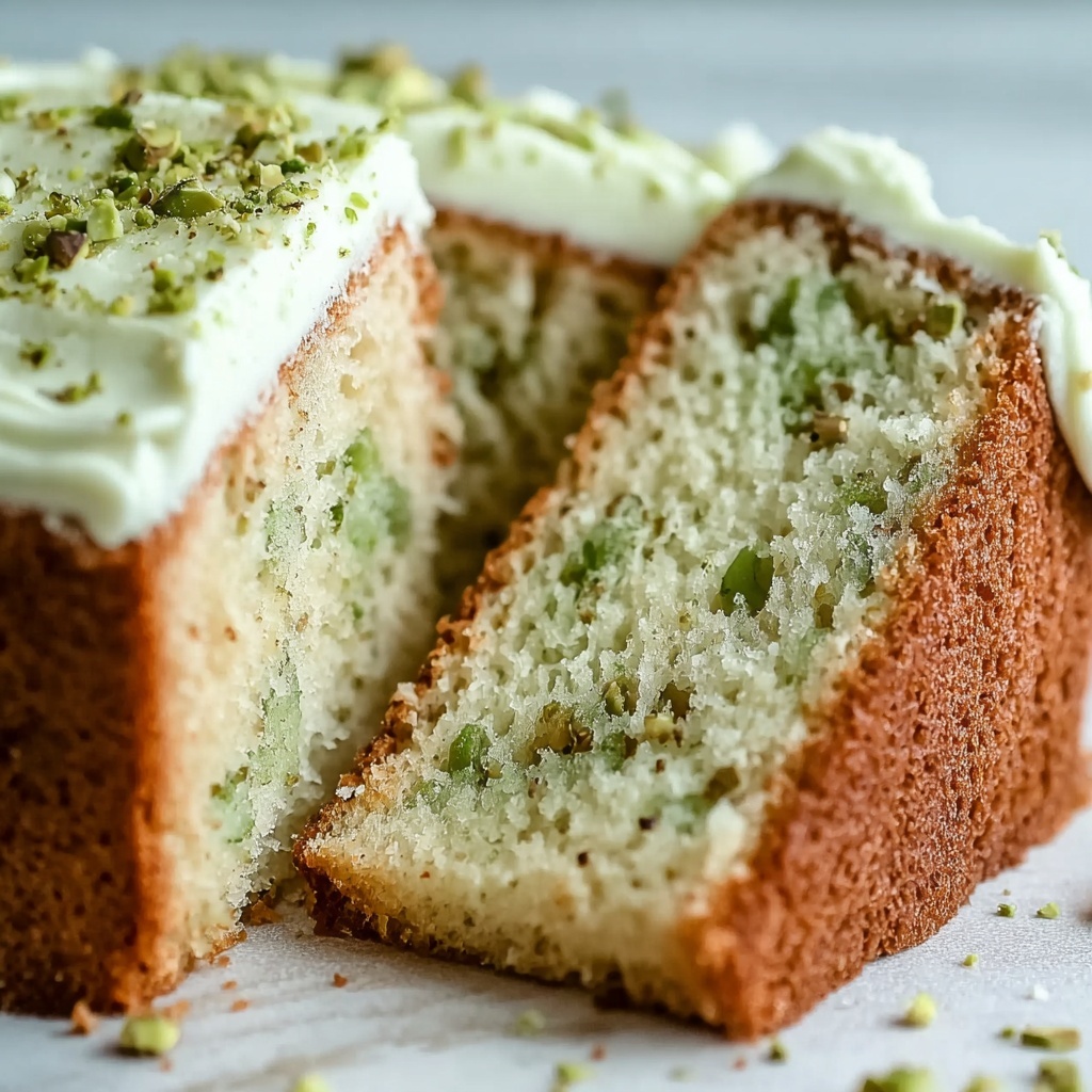 Deliciously Moist Pistachio Pudding Bread Recipe - Recipe Image