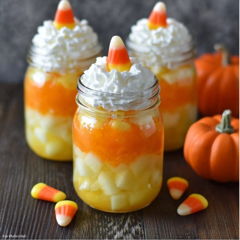Candy Corn Fruit Parfaits Recipe