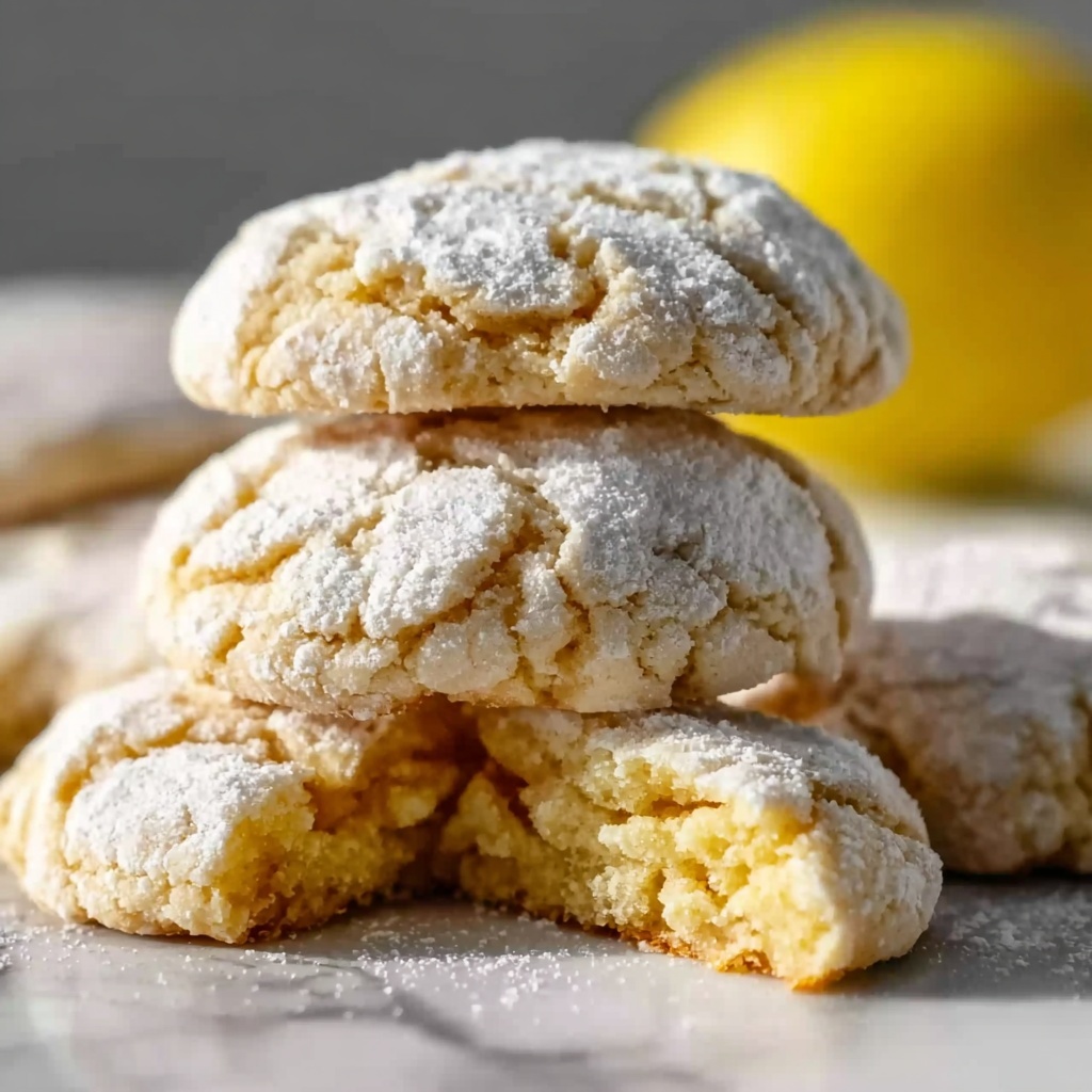 Lemon Crinkle Cookies Recipe - Recipe Image