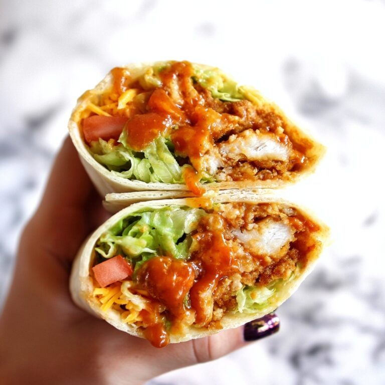 Sticky Chicken Finger Wraps Recipe