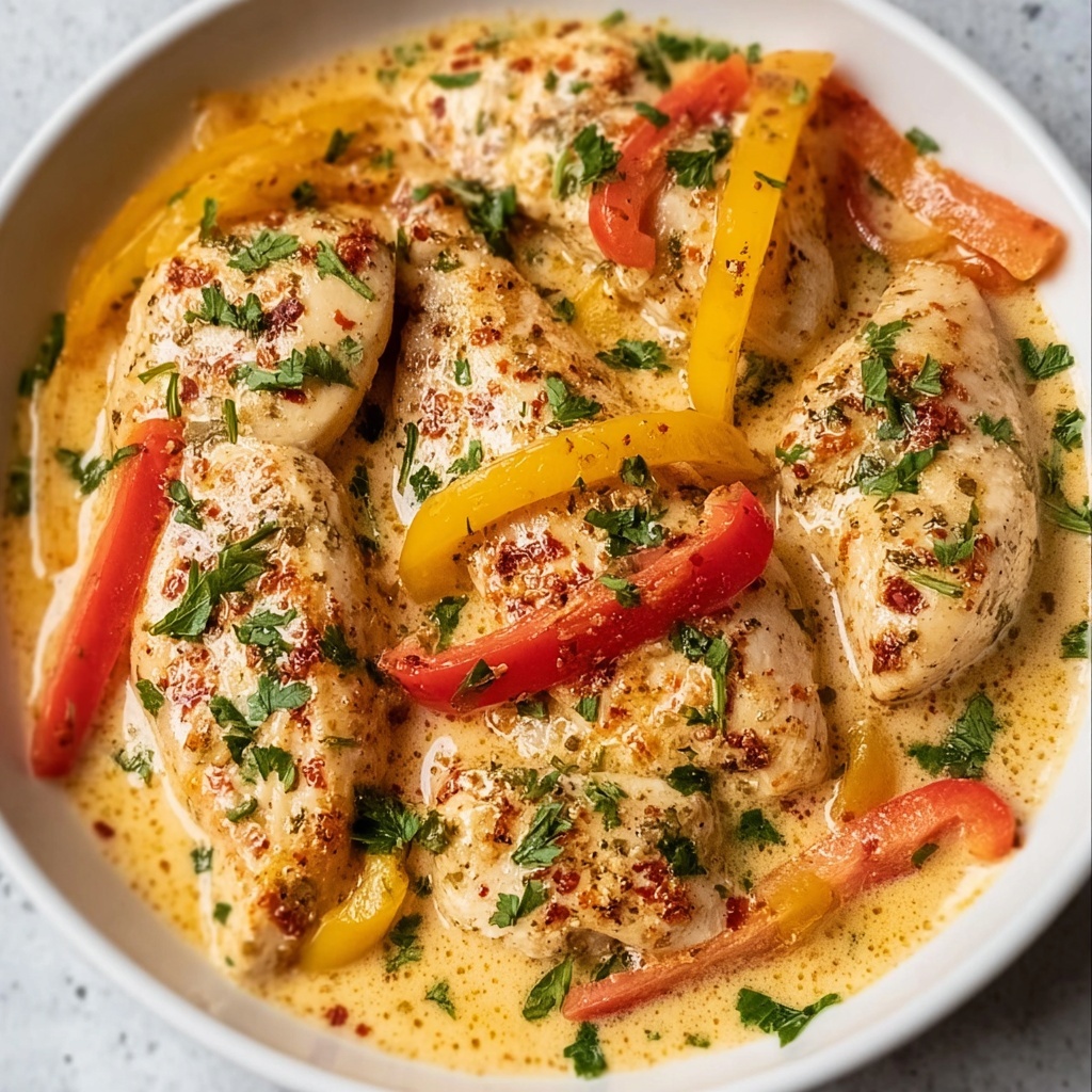 Best Ever Creamy Chicken Scampi Recipe - Recipe Image