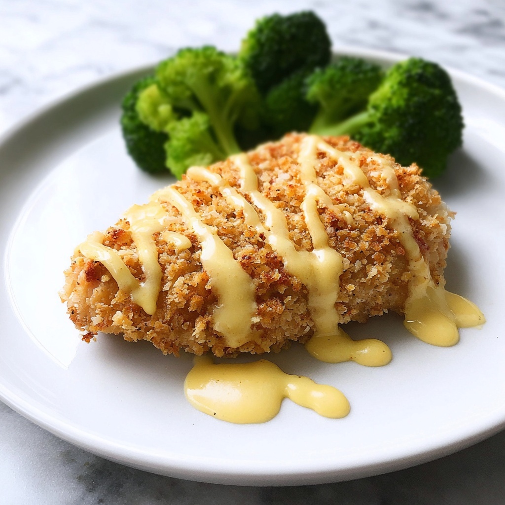 Easy Chicken Cordon Bleu with Parmesan-Dijon Sauce Recipe - Recipe Image