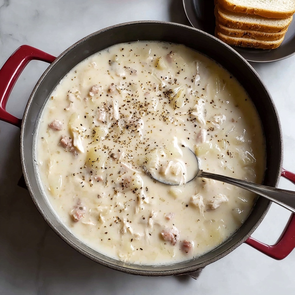 Creamy Chicken Cordon Bleu Soup Recipe - Recipe Image