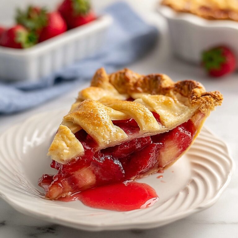 Strawberry Rhubarb Pie Recipe