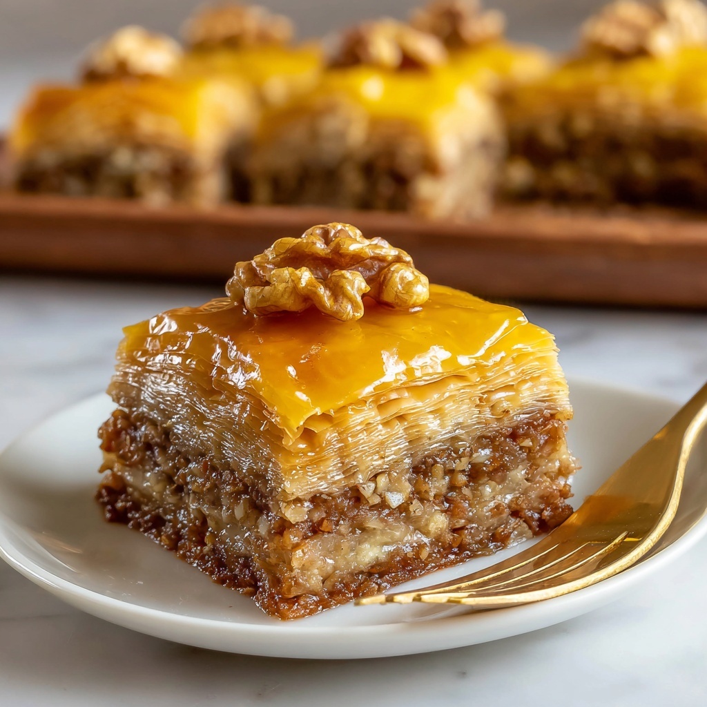 Homemade Baklava Recipe - Recipe Image