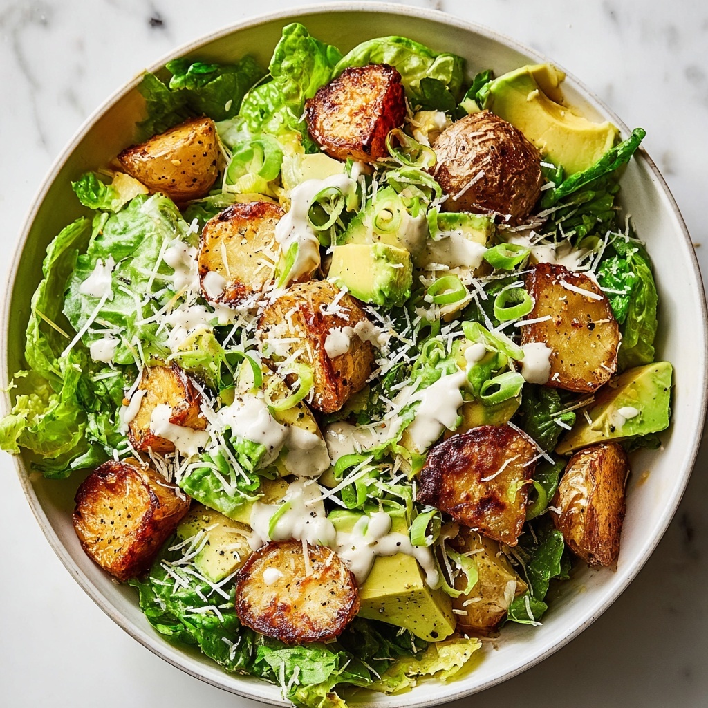 Smashed Potato Spring Salad with Creamy Lemon Dressing Recipe - Recipe Image
