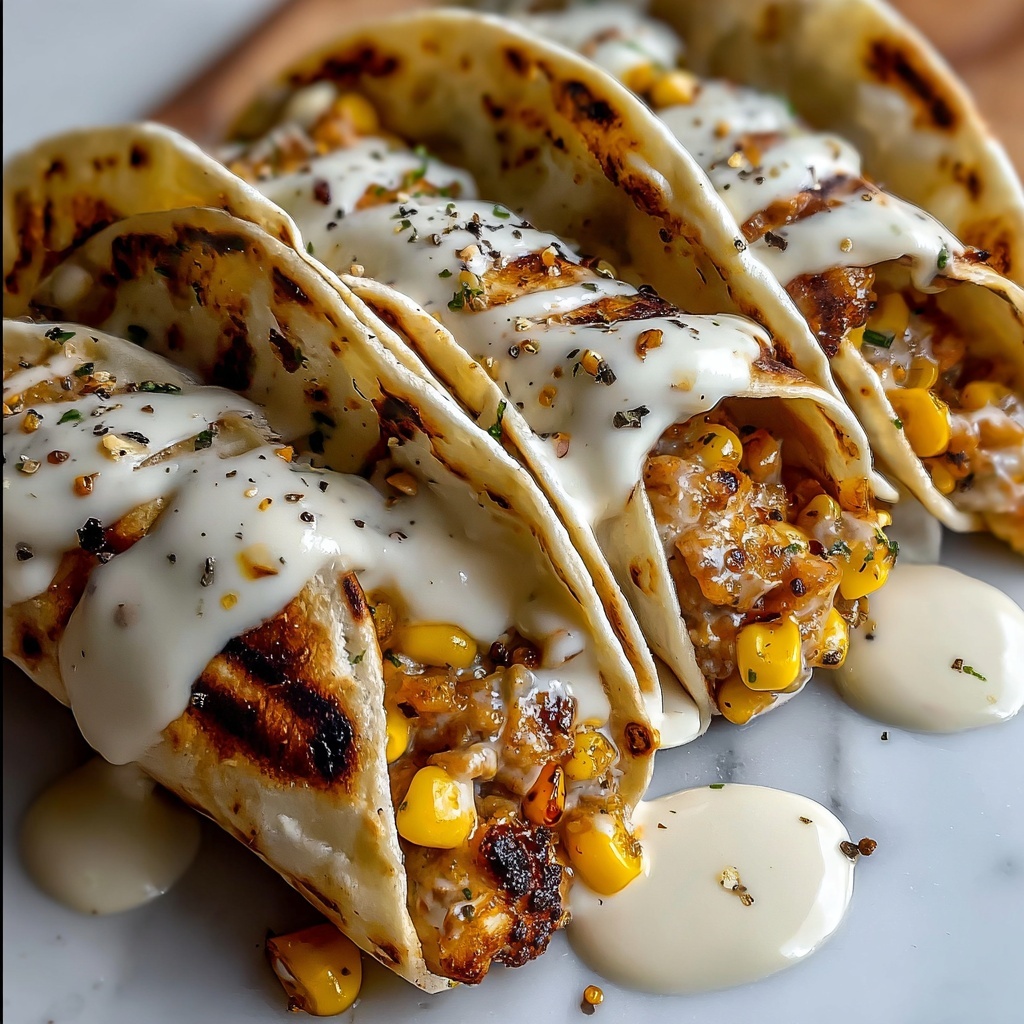 Garlic Chicken Wraps Recipe - Recipe Image