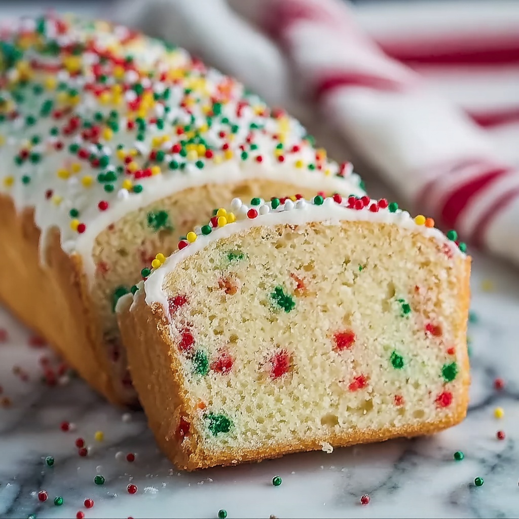 Christmas Sprinkle Buttermilk Bread Recipe - Recipe Image