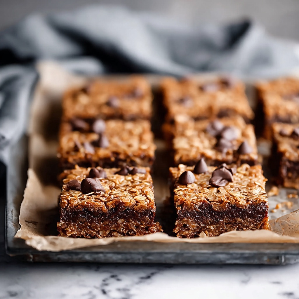 Soft and Chewy Chocolate Flapjacks Recipe - Recipe Image