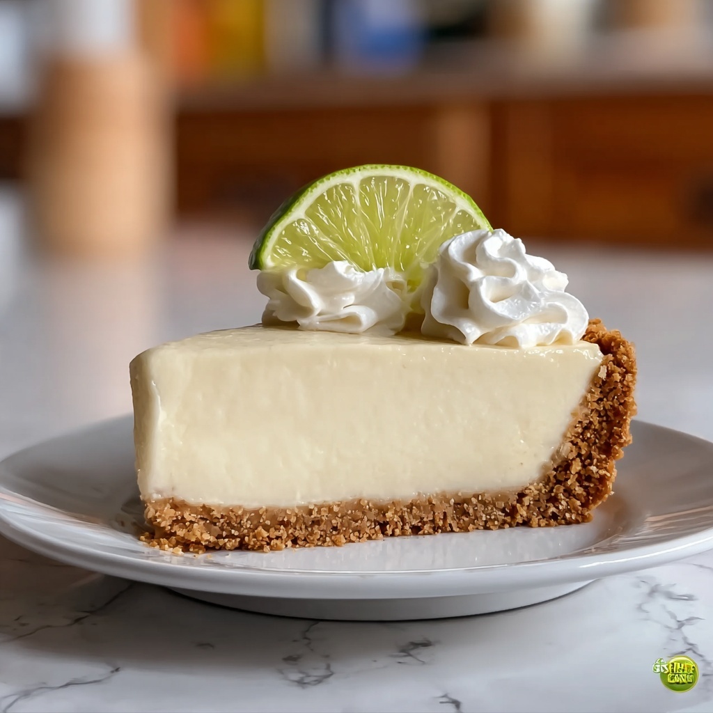 No-Bake Key Lime Cheesecake Recipe - Recipe Image