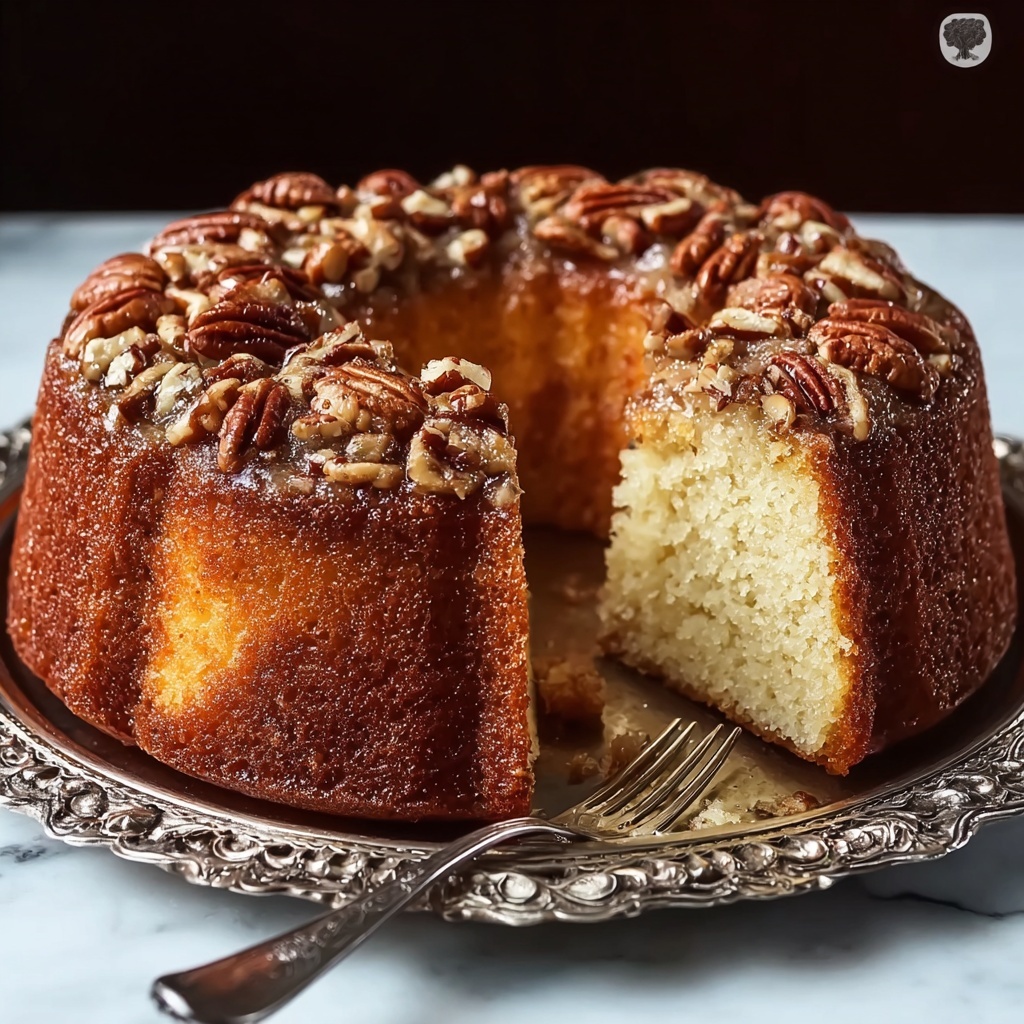Butter Pecan Pound Cake Recipe - Recipe Image