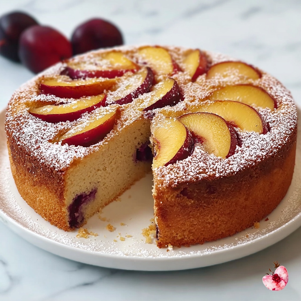 Plum Einkorn Cake Recipe - Recipe Image