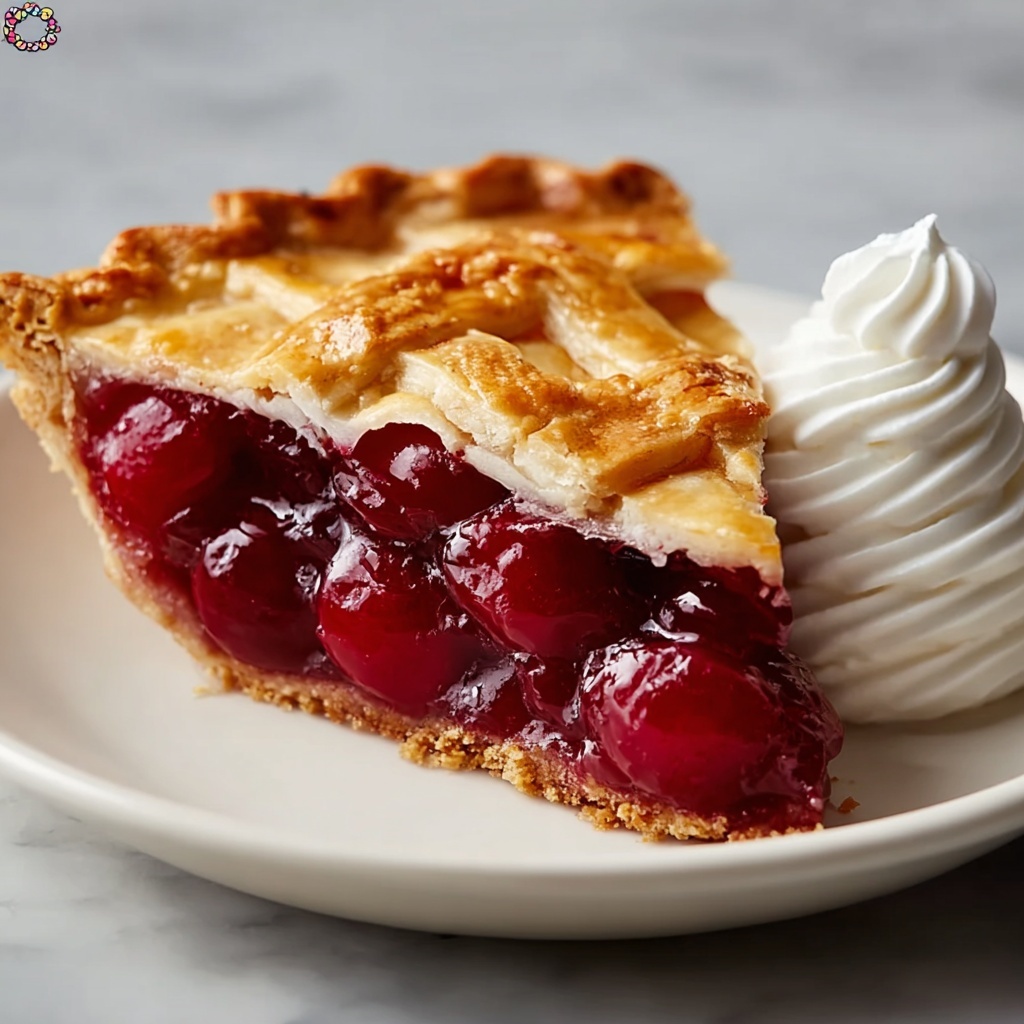 Easy Canned Cherry Pie Recipe - Recipe Image