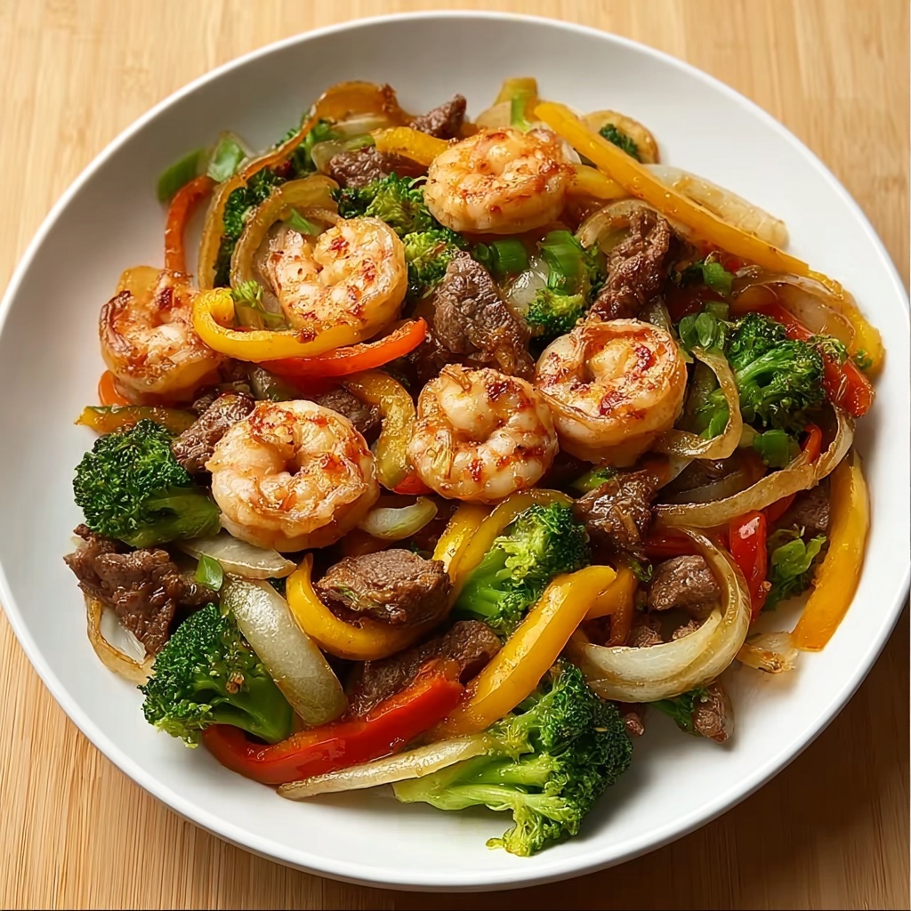 Steak and Shrimp Stir Fry: 25-Minute Flavor Bomb Recipe - Recipe Image