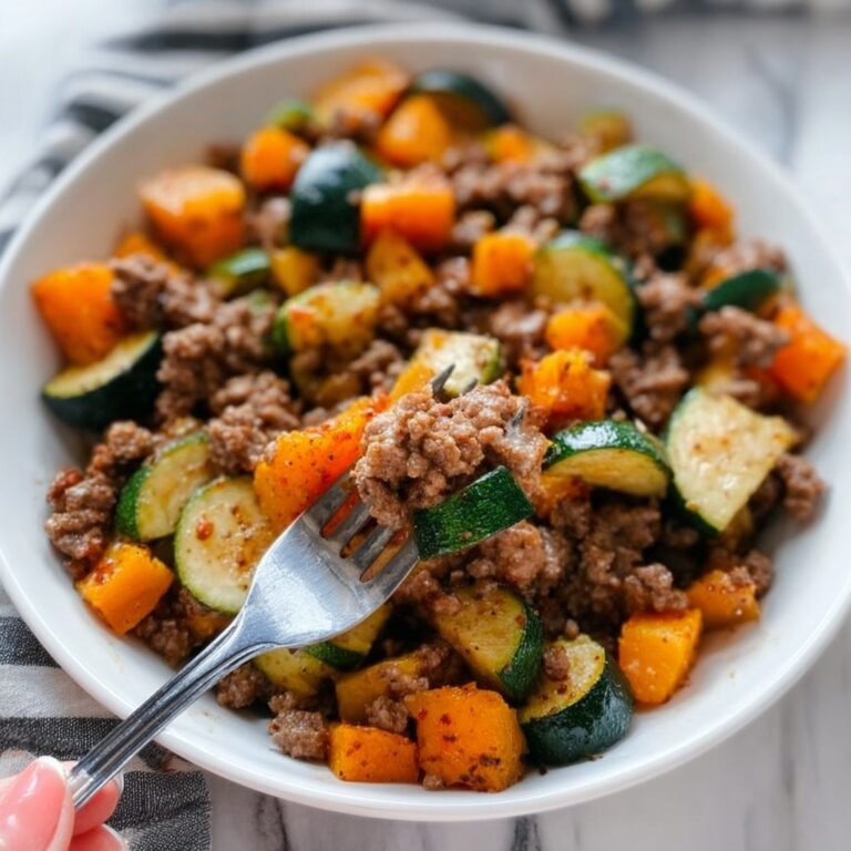 Ground Beef Zucchini Sweet Potato Skillet: 5-Star Delight Recipe
