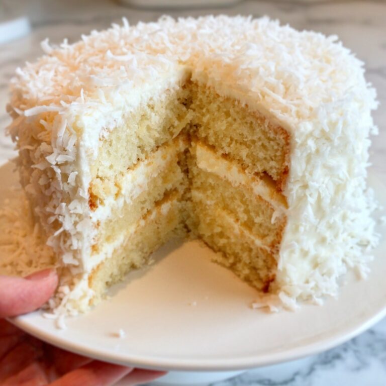 Christmas Coconut Cake Recipe