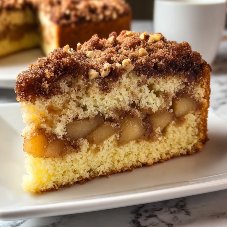 Apple and Cinnamon Streusel Coffee Cake Recipe