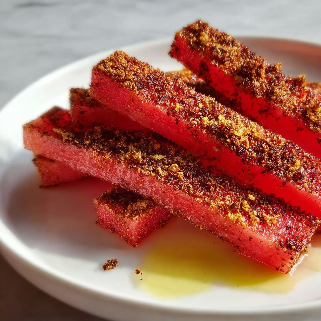 Spicy Watermelon Fries Recipe - Recipe Image