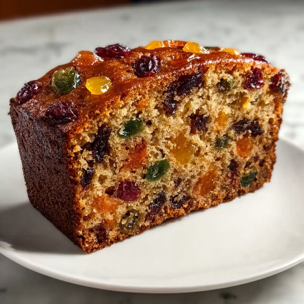 Rich Moist Fruit Cake: 5 Steps to Heartwarming Delight Recipe - Recipe Image