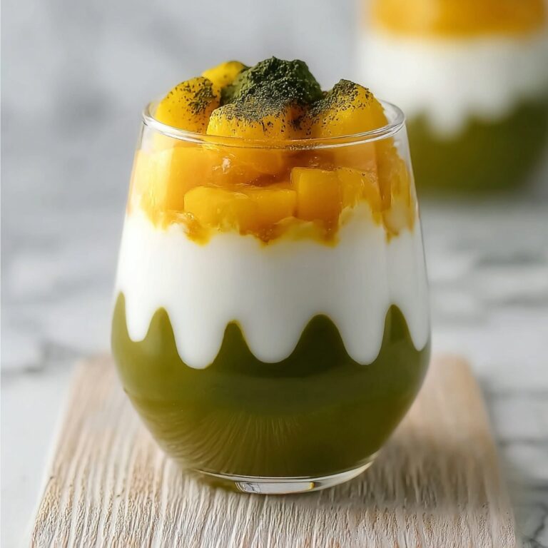 Iced Mango Matcha Latte Recipe