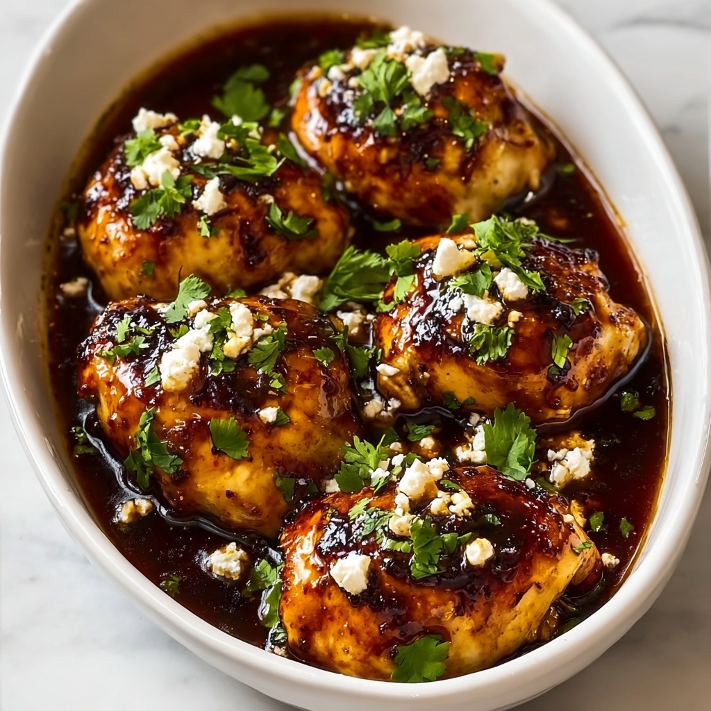 Hot Honey Infused Feta Chicken Recipe - Recipe Image