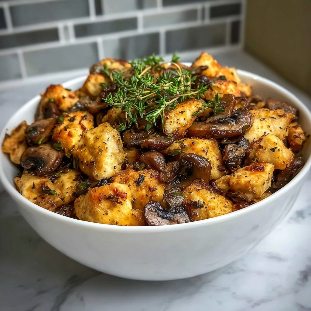 Ultimate Chicken and Mushroom Comfort: Quick & Savory Recipe - Recipe Image