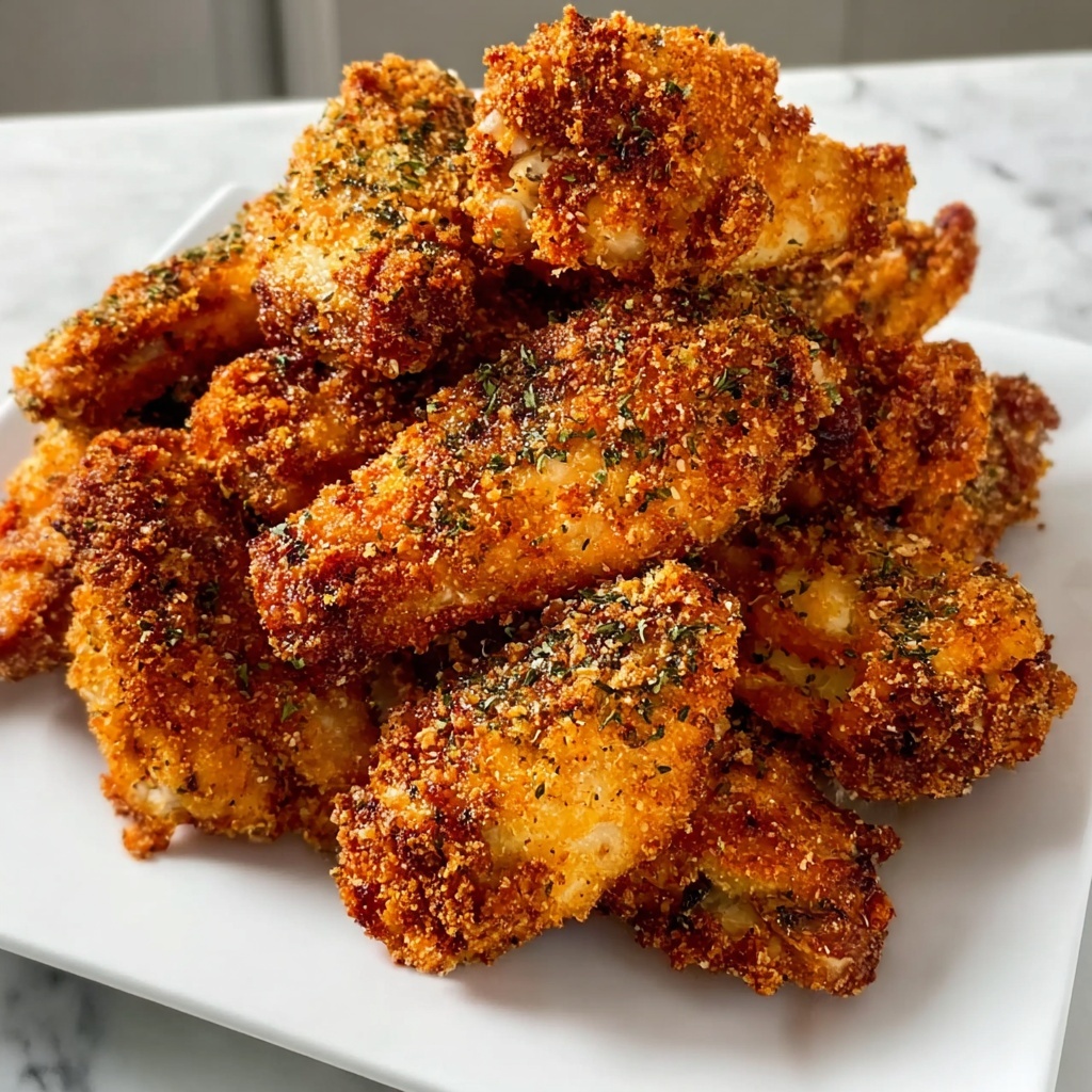 Air Fryer Breaded Chicken Wings Recipe for Comforting Delight Recipe - Recipe Image