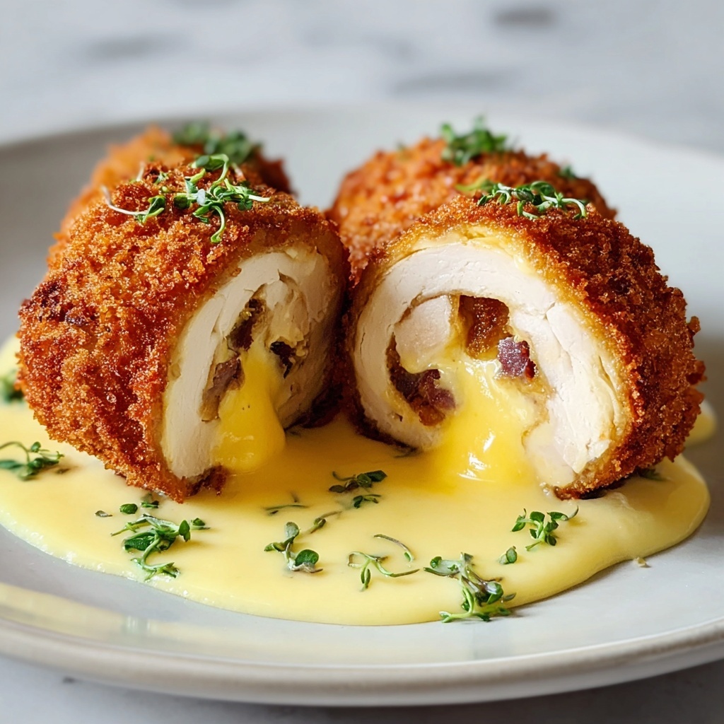 Gluten-Free Chicken Cordon Bleu with Creamy Swiss Bliss Recipe - Recipe Image
