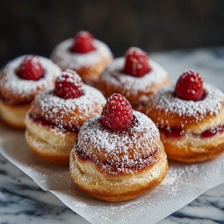 Raspberry Custard Buns Recipe