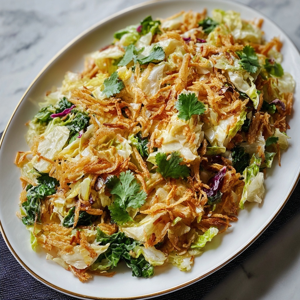 Zesty Spanish Garlic Cabbage Salad Recipe - Recipe Image