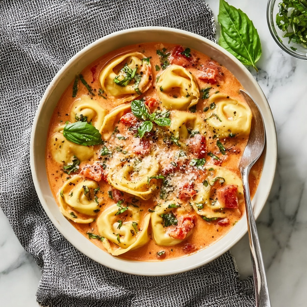 Creamy Tomato Tortellini in 25 Minutes Recipe - Recipe Image