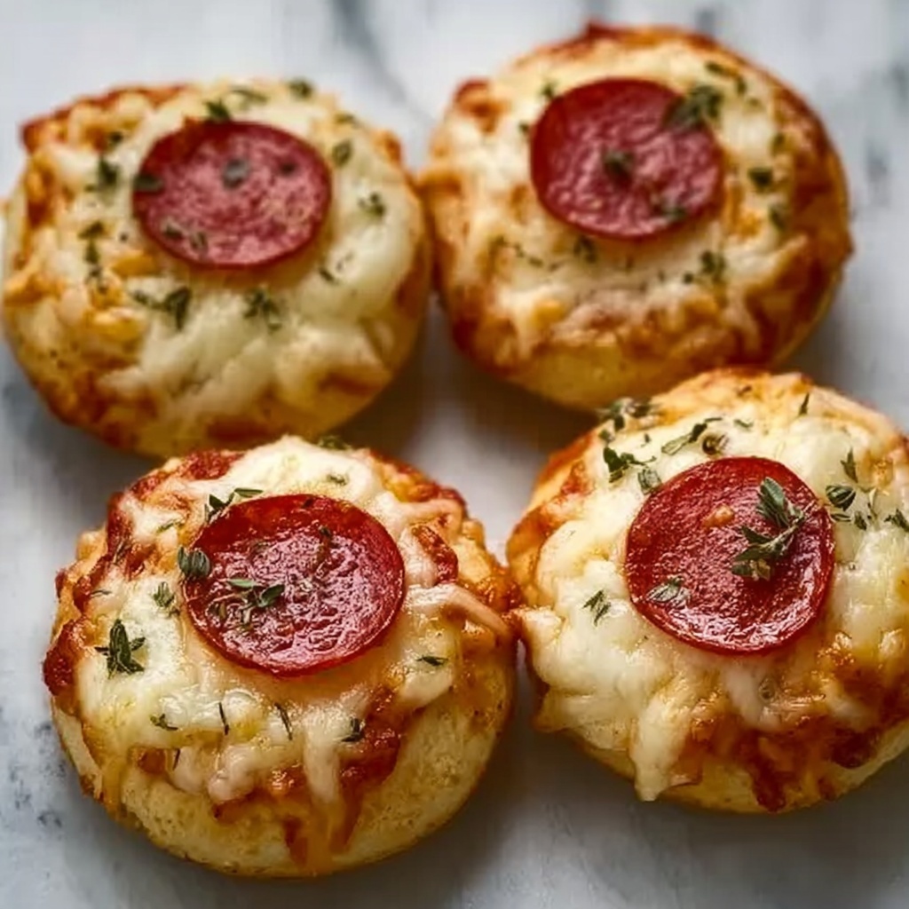 Cheesy Pepperoni Pizza Bombs Recipe - Recipe Image