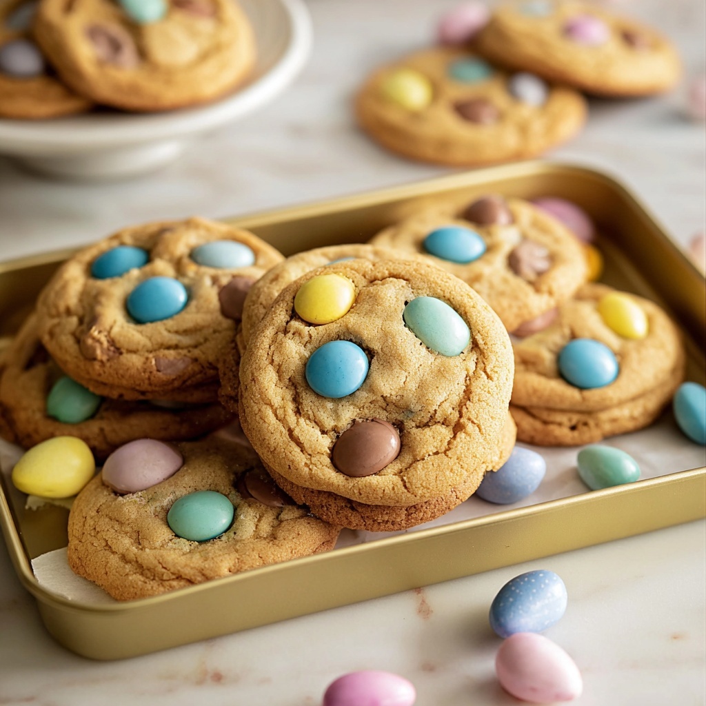 Cadbury Mini Egg Chocolate Chip Cookies Recipe - Recipe Image
