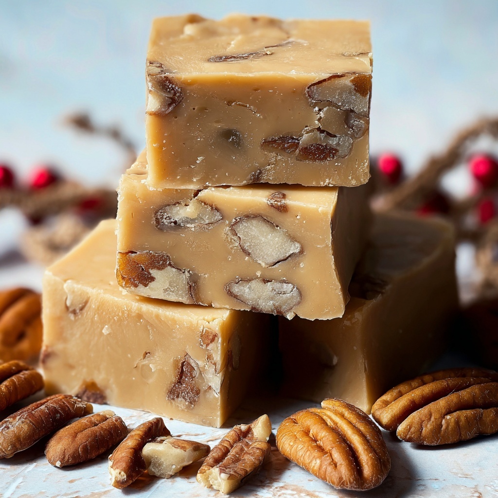 Butter Pecan Fudge Recipe - Recipe Image