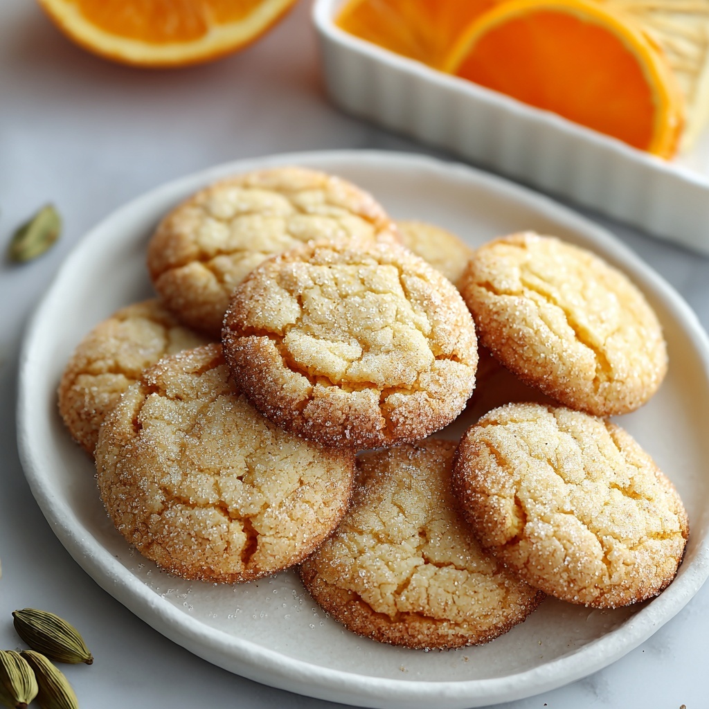 Orange Cardamom Cookies Recipe - Recipe Image