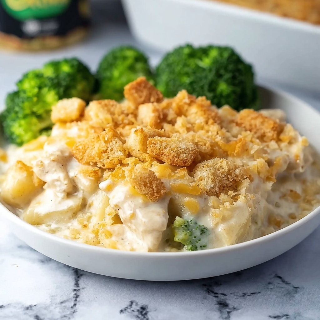 Creamy Swiss Chicken Casserole Recipe - Recipe Image