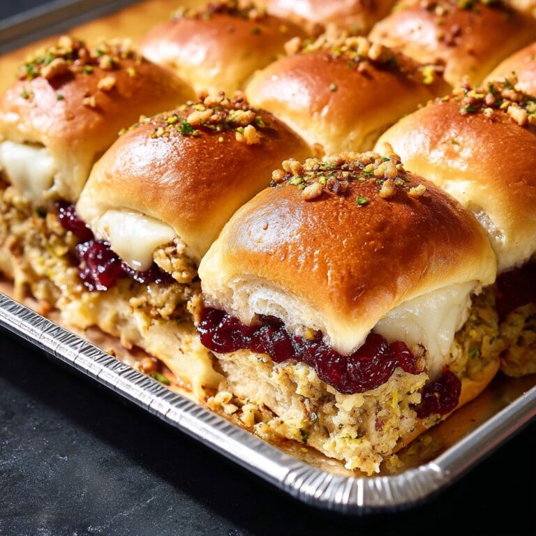 Turkey Cranberry Sliders Recipe