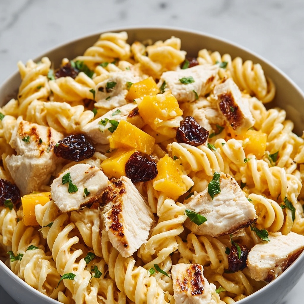 BBQ Chicken Pasta Salad: Quick, Protein-Packed Delight Recipe - Recipe Image