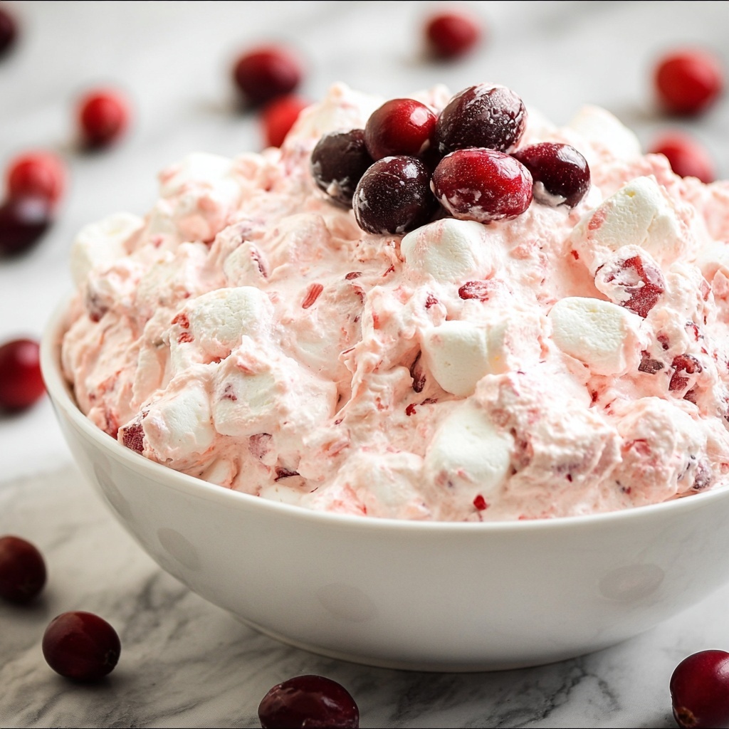Cranberry Fluff Recipe - Recipe Image