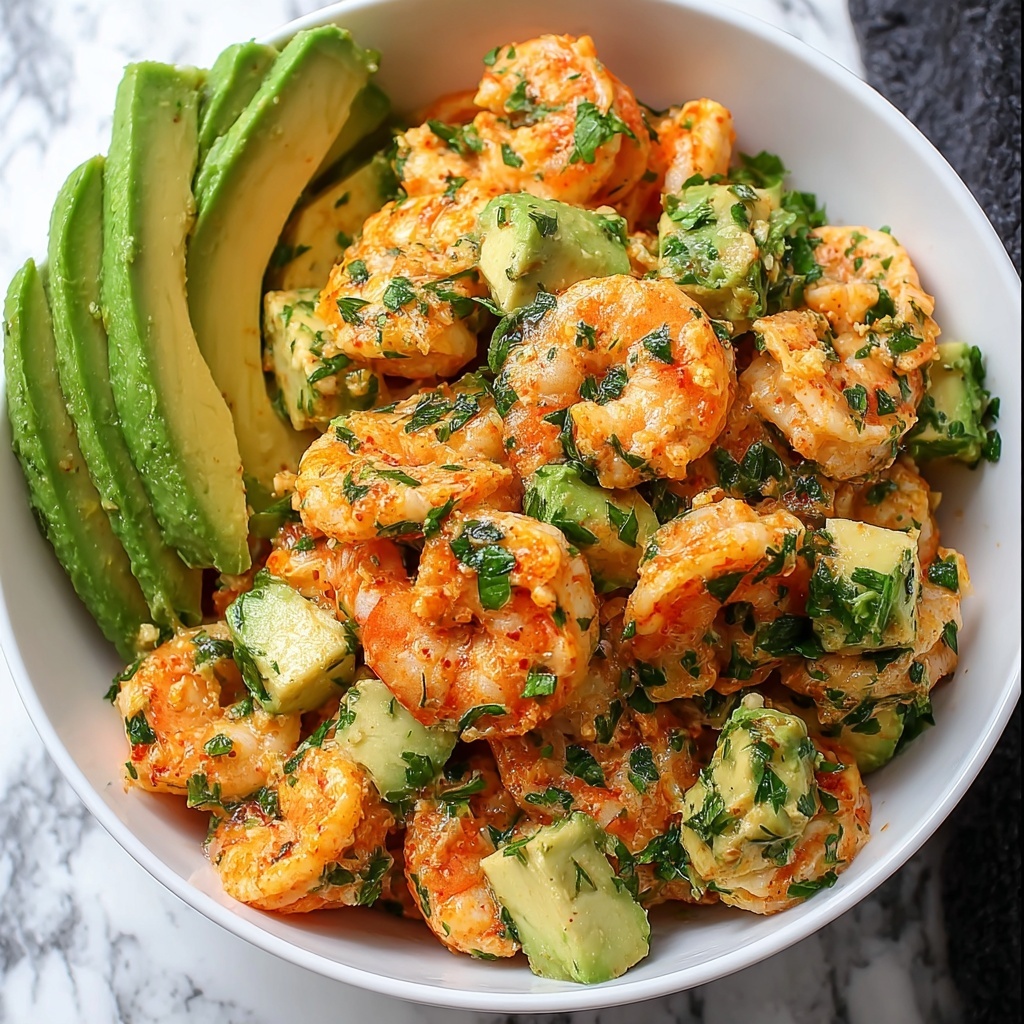 Zesty Avocado Shrimp Salad Recipe - Recipe Image