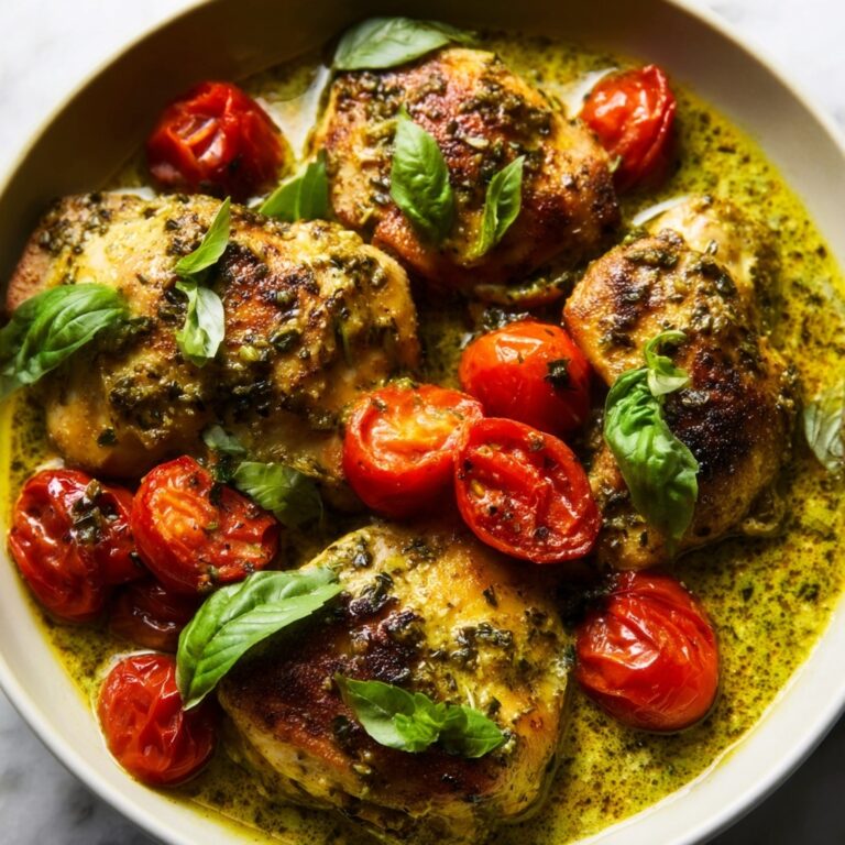 Creamy Pesto Chicken Recipe