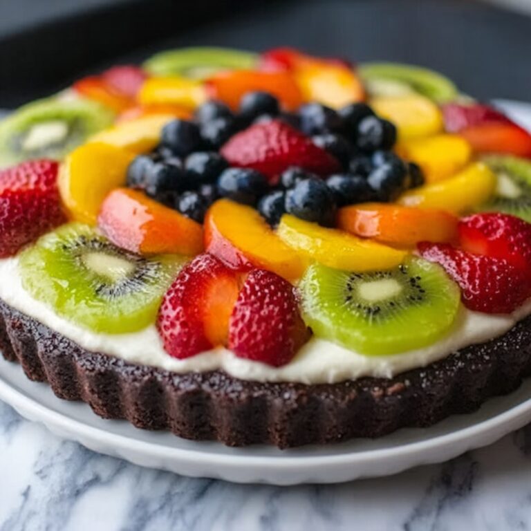 Brownie Fruit Pizza Recipe