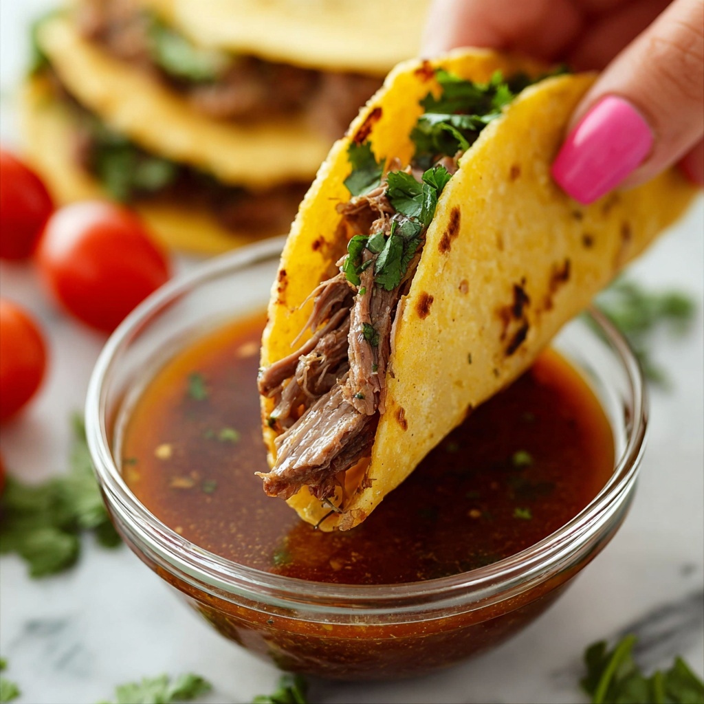 Crockpot Shredded Beef Tacos Recipe - Recipe Image
