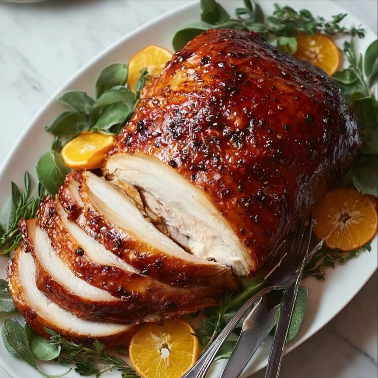 Honey Maple Roasted Turkey Breast Recipe