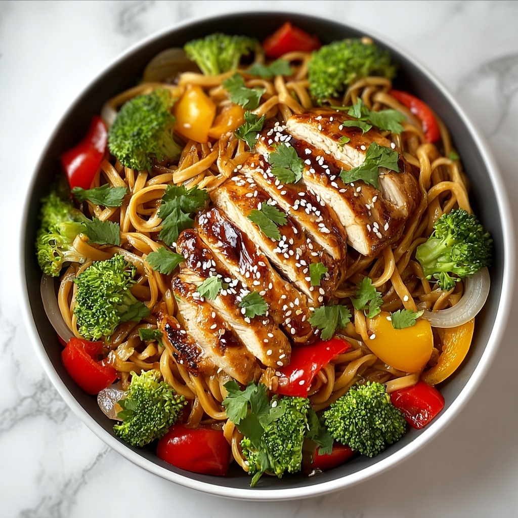 Chicken Stir Fry Noodles Recipe - Recipe Image