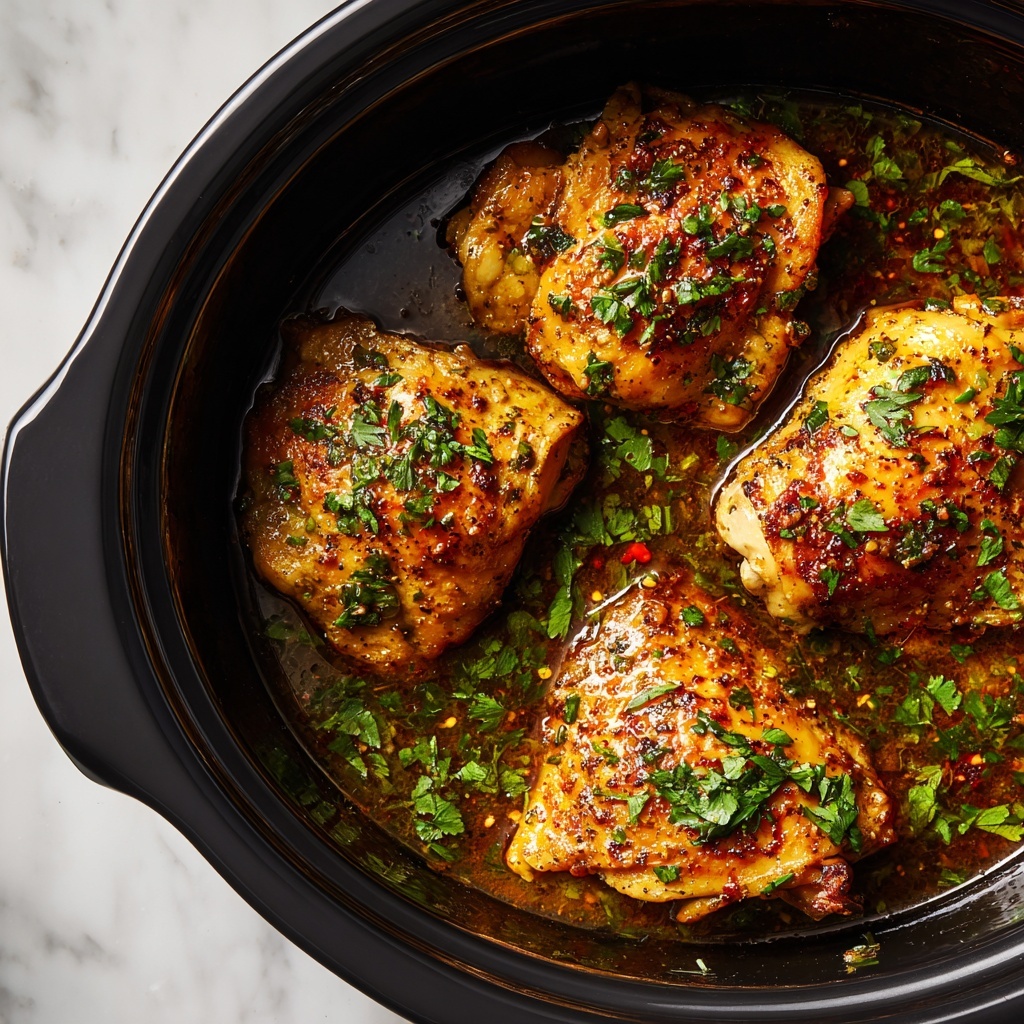 Slow Cooker Brown Sugar Garlic Chicken Recipe - Recipe Image