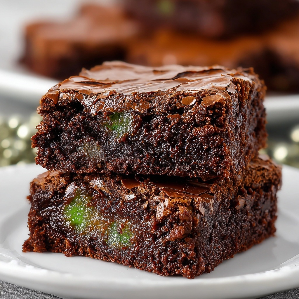 Zucchini Brownies with Cocoa Frosting Recipe - Recipe Image
