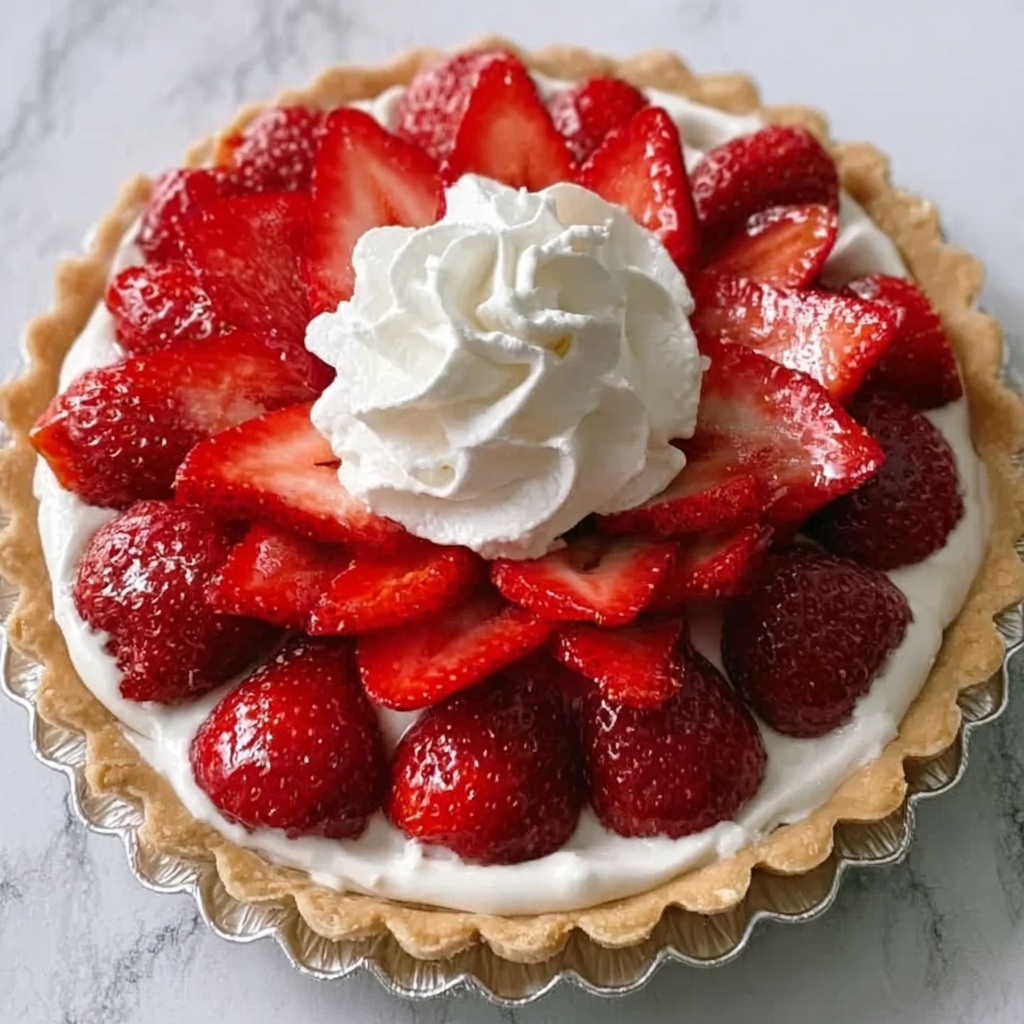 Strawberry Cheesecake Pie Recipe - Recipe Image
